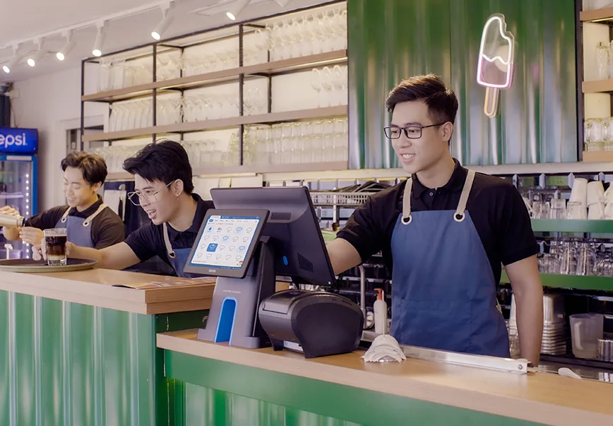 KiotViet tích hợp thiết bị bán hàng